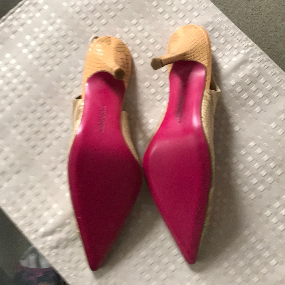 Badgley Mischa Sling Back Black Evening Shoes - Picture 5 of 5